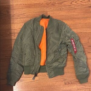 Alpha Industries Men's Green Bomber Jacket